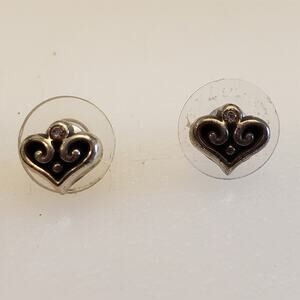 BRIGHTON Alcazar heart mini post‎ earrings